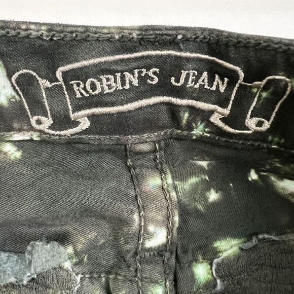 Women's ROBIN'S JEAN Skinny Floral Multicolor Jeans Style# SP8657PFD Size 25X29 - Picture 12 of 12